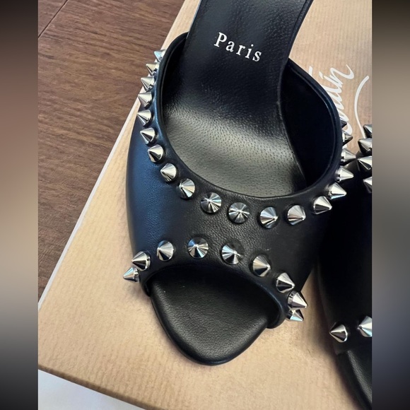 Christian Louboutin Me Dolly 85 Leather Mules - Picture 3 of 8